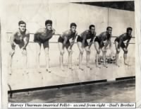 Harvey Thurman and other unknown swimmers