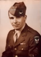 Robert P. Budd in uniform during WWII