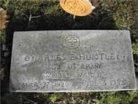 Charles E Huntley, SGT US Army WW II