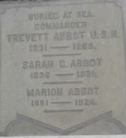 CDR Trevett Abbot Navy Headstone