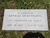 Lieut Aeneas Armstrong CSN Headstone