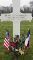 Frank David Montague, headstone, Epimal France