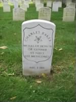 Quarter Gunner Charles Baker Navy Headstone