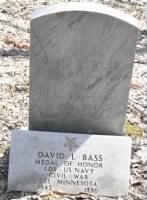 Seaman David L Bass Navy Headstone