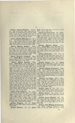 Part II - Complete Alphabetical List of Commissioned Officers of the Army > Page 1