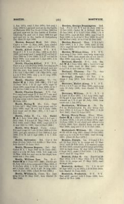 Thumbnail for US Army Historical Register - Volume 1 > Part II - Complete Alphabetical List of Commissioned Officers of the Army