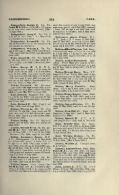 US Army Historical Register - Volume 1 > Part II - Complete Alphabetical List of Commissioned Officers of the Army