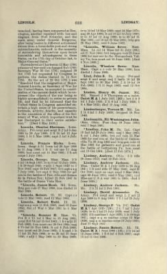 Part II - Complete Alphabetical List of Commissioned Officers of the Army > Page 485