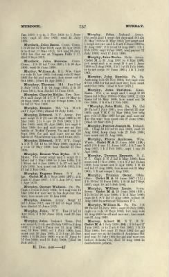 Part II - Complete Alphabetical List of Commissioned Officers of the Army > Page 589