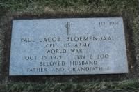 Paul Jacob Bloemendaal Headstone