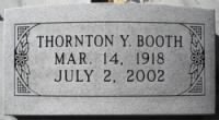 Thornton Young Booth Gravemarker