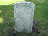 Fred'k Bos Civil War Marker Co.1 25THMICH.INF