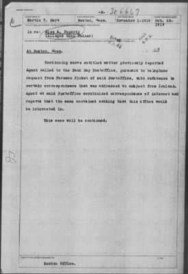 Old German Files, 1909-21 > Miss Annie Fogarty (#306667)