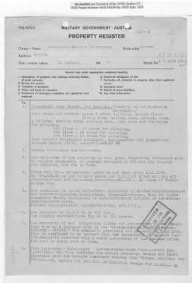 Reports on Trusteeships > Sch 360 Property of Reichsbahn-Beamten Versorgung: Correspondence and Reports