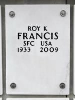 Roy Kenneth Francis 1933-2009