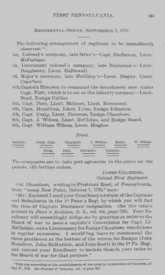 Volume X > Continental Line. First Pennsylvania. July 1, 1776-November 3, 1783.