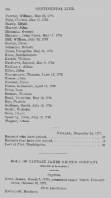 Volume X > Continental Line. First Pennsylvania. July 1, 1776-November 3, 1783.