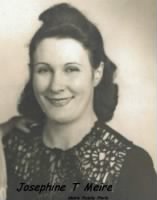 Mrs Hilaire A "Leo" Meire (Josephine show here in about 1945)