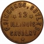 12th Illinois Cavalry Regiment Token