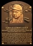Jimmie Foxx Hall Of Fame Plaque