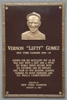 Hall Of Fame Plaque