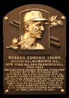 Warren Spahn Hall Of Fame