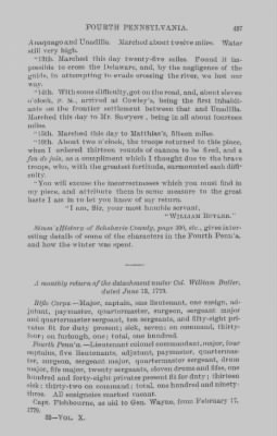 Volume X > Continental Line. Fourth Pennsylvania. January 1, 1777-November 3, 1783.