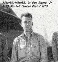 WWII Lt. Pilot Sam flew Combat in the B-25 Mitchell /MTO