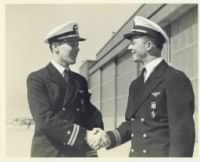 Richard Edwin Schreder Receiving Distinguished Flying Cross