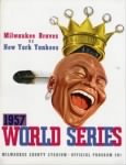 1957 World Series Program
