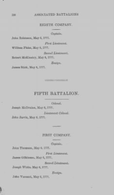 Thumbnail for Volume XIV > Muster Rolls and Papers Relating to the Associators and Militia of the Couty of Bucks.