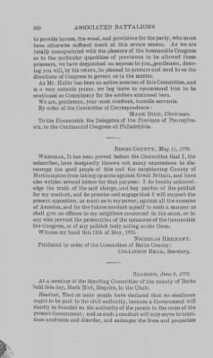 Thumbnail for Volume XIV > Muster Rolls and Papers Relating to the Associators and Militia of the County of Berks.