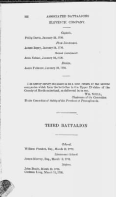 Thumbnail for Volume XIV > Muster Rolls and Papers Relating to the Associators and Militia of the County of Northumberland.