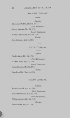 Thumbnail for Volume XIV > Muster Rolls and Papers Relating to the Associators and Militia of the County of Cumberland.