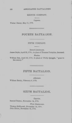 Thumbnail for Volume XIV > Muster Rolls and Papers Relating to the Associators and Militia of the County of Cumberland.