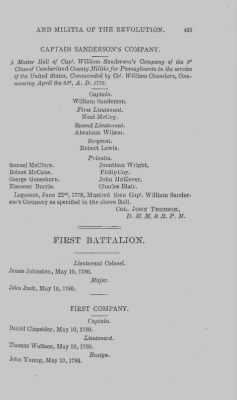 Thumbnail for Volume XIV > Muster Rolls and Papers Relating to the Associators and Militia of the County of Cumberland.