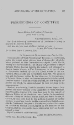 Thumbnail for Volume XIV > Muster Rolls and Papers Relating to the Associators and Militia of the County of Cumberland.