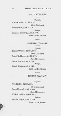 Thumbnail for Volume XIV > Muster Rolls and Papers Relating to the Associators and Militia of the county of York.