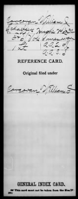 Thumbnail for William J > Corcoran, William J (1 Lt)