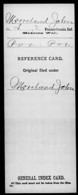 John > Mooreland, John (Pvt)
