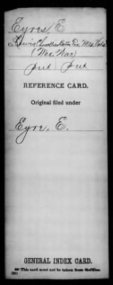 E > Eyres, E (Pvt)