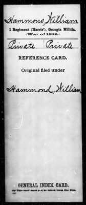 William > Hammons, William (Pvt)