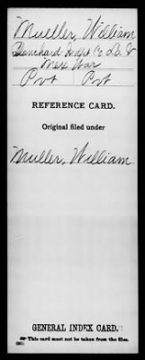 Thumbnail for William > Mueller, William (Pvt)