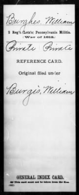 Thumbnail for William > Burghes, William (Pvt)