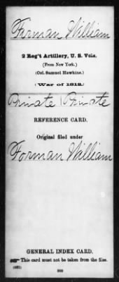 William > Firman, William (Pvt)