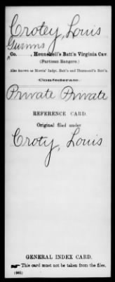 Crotey, Louis (Private) > Page 1