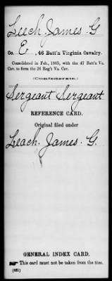 Leech, James G (Sergeant) > Page 1