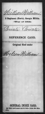 William > Hillson, William (Pvt)