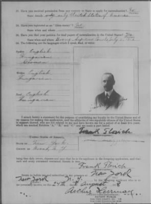 Old German Files, 1909-21 > Frank Florich (#310451)