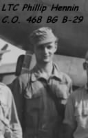 LTC Philip Hennin, B-29 Pilot, Killed Nov. 1944 in the Pacific